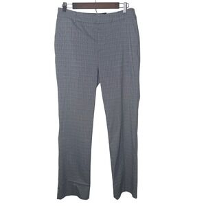 Nine West Barely Bootcut Mid‎ Rise Pants Women's Size 10 Gray Plaid Stretch